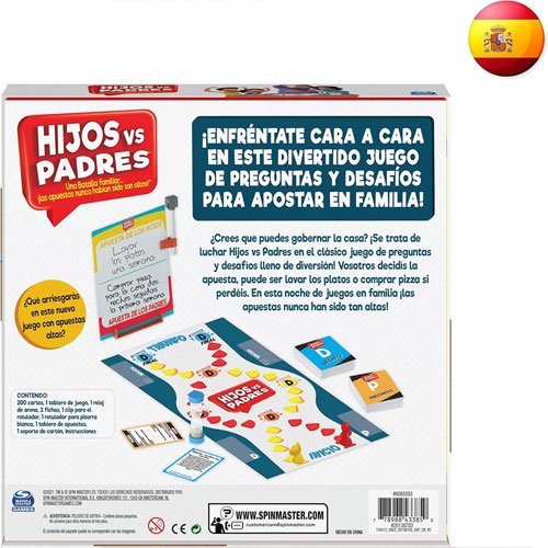 juego de mesa hijos contra padres